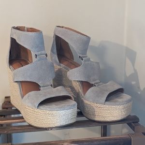 Lucky brand espadrilles wedges